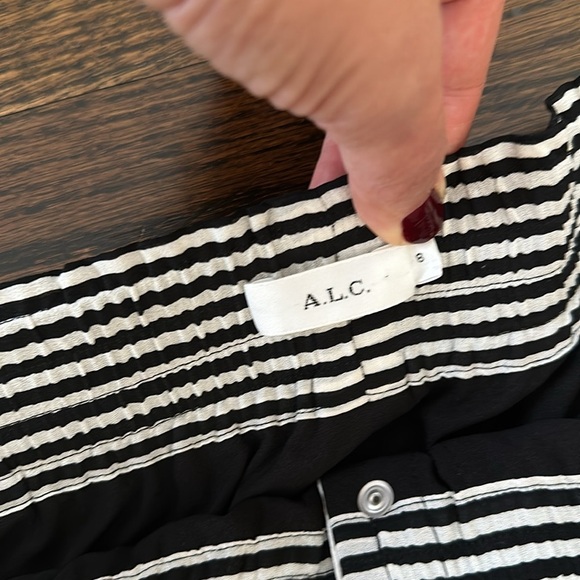 A.L.C. Silk Midi Length Skirt Size 8 - Picture 5 of 7